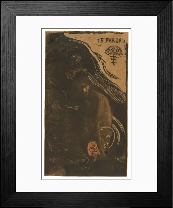 Framed Print : Te faruru (Here We Make Love), from the Noa Noa Suite, 1893 / 94. Creator: Paul Gauguin Framed Print : Te faruru (Here We Make Love), from the Noa Noa Suite, 1893 / 94. Creator: Paul Gauguin