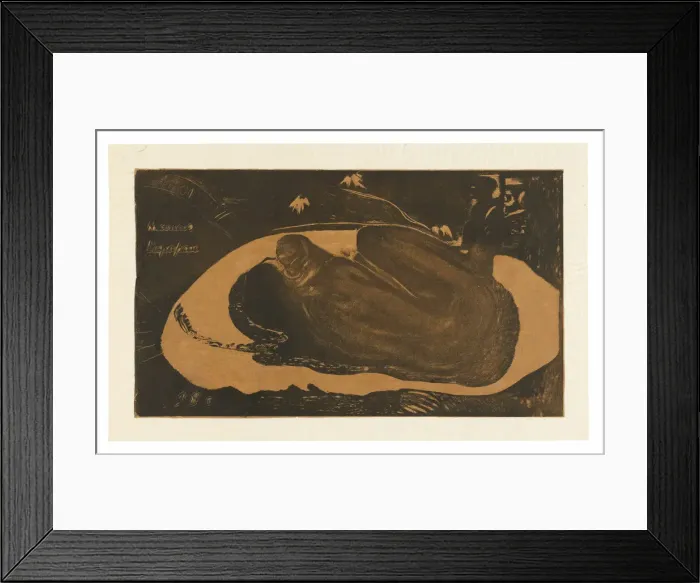 Framed Print : Manau tupapau (She Thinks of the Ghost or The Ghost Thinks of Her) Framed Print : Manau tupapau (She Thinks of the Ghost or The Ghost Thinks of Her)