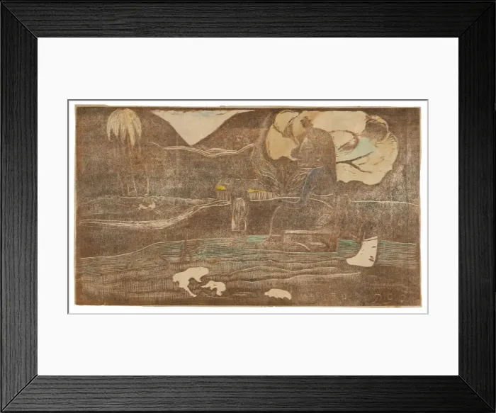 Framed Print : Maruru (Offerings of Gratitude), from the Noa Noa Suite, 1893 / 94. Creator: Paul Gauguin Framed Print : Maruru (Offerings of Gratitude), from the Noa Noa Suite, 1893 / 94. Creator: Paul Gauguin