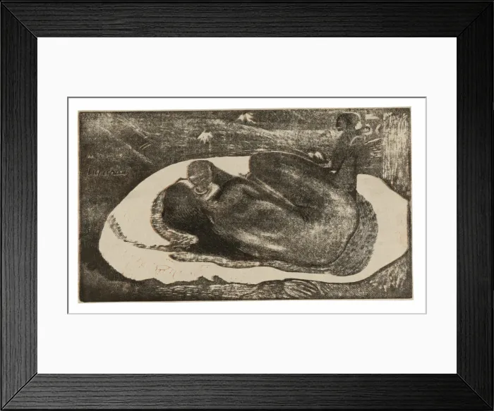 Framed Print : Manao tupapau (She Thinks of the Ghost or The Ghost Thinks of Her) Framed Print : Manao tupapau (She Thinks of the Ghost or The Ghost Thinks of Her)