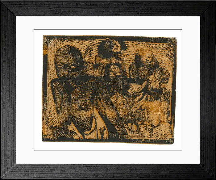 Framed Print : Young Maoris, 1896  /  97. Creator: Paul Gauguin