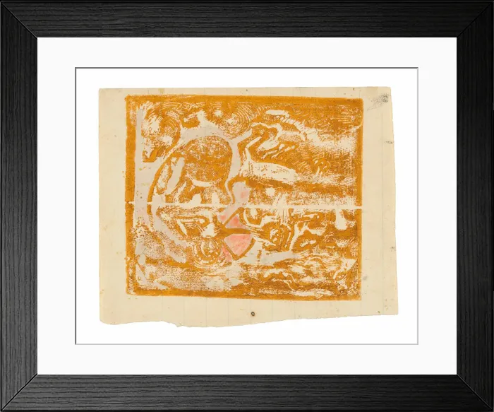 Framed Print : Maoris and Animals, 1896 / 97. Creator: Paul Gauguin Framed Print : Maoris and Animals, 1896 / 97. Creator: Paul Gauguin