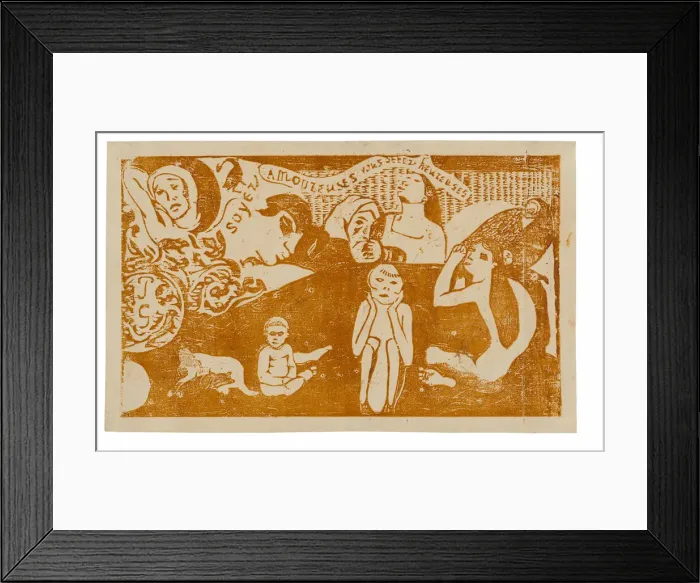 Framed Print : Soyez amoureuses, vous serez heureuses (Love, and You Will Be Happy) Framed Print : Soyez amoureuses, vous serez heureuses (Love, and You Will Be Happy)