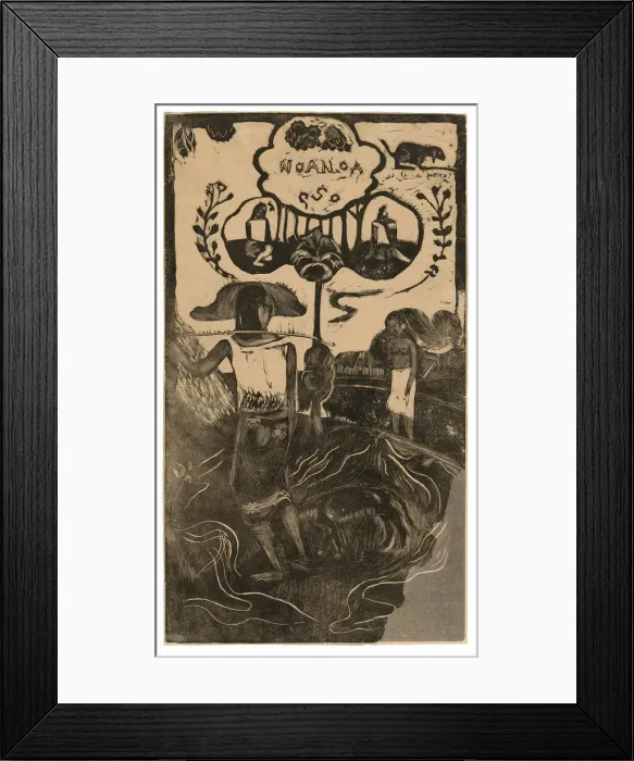 Framed Print : Noa Noa (Fragrant), from the Noa Noa Suite, 1893 / 94. Creator: Paul Gauguin Framed Print : Noa Noa (Fragrant), from the Noa Noa Suite, 1893 / 94. Creator: Paul Gauguin