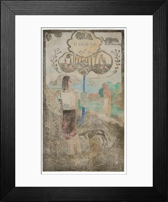 Framed Print : Noa Noa (Fragrant), from the Noa Noa Suite, 1893 / 94. Creator: Paul Gauguin Framed Print : Noa Noa (Fragrant), from the Noa Noa Suite, 1893 / 94. Creator: Paul Gauguin