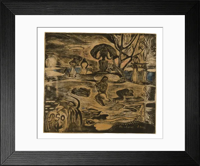 Framed Print : Mahana atua (Day of the God), 1894 / 95. Creator: Paul Gauguin Framed Print : Mahana atua (Day of the God), 1894 / 95. Creator: Paul Gauguin