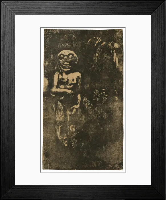 Framed Print : Oviri, 1894. Creator: Paul Gauguin Framed Print : Oviri, 1894. Creator: Paul Gauguin