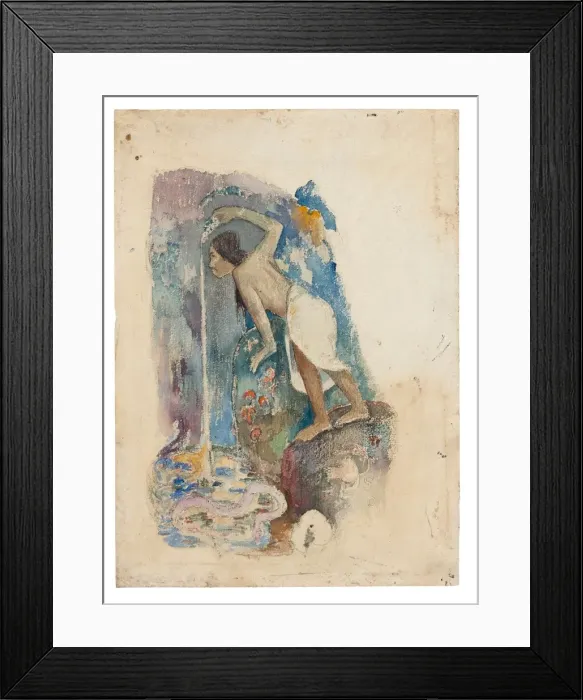 Framed Print : Pape moe, 1893 / 94. Creator: Paul Gauguin Framed Print : Pape moe, 1893 / 94. Creator: Paul Gauguin