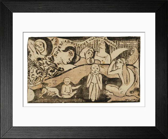 Framed Print : Soyez amoureuses, vous serez heureuses (Love, and You Will Be Happy) Framed Print : Soyez amoureuses, vous serez heureuses (Love, and You Will Be Happy)