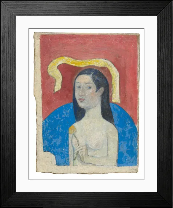 Framed Print : Portrait of the Artists Mother (Eve), 1889 / 90. Creator: Paul Gauguin Framed Print : Portrait of the Artists Mother (Eve), 1889 / 90. Creator: Paul Gauguin