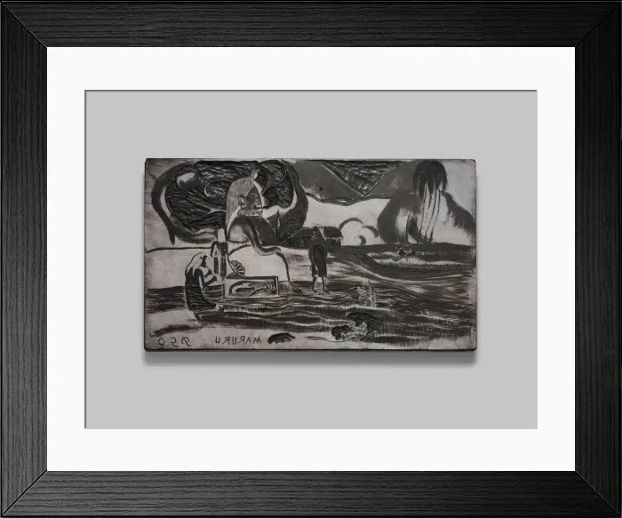 Framed Print : Maruru (Offerings of Gratitude), from the Noa Noa Suite, 1893 / 1894. Creator: Paul Gauguin Framed Print : Maruru (Offerings of Gratitude), from the Noa Noa Suite, 1893 / 1894. Creator: Paul Gauguin
