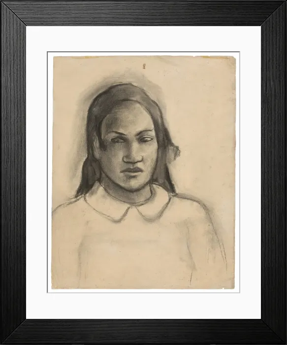 Framed Print : Portrait of Tehamana, 1891 / 93. Creator: Paul Gauguin Framed Print : Portrait of Tehamana, 1891 / 93. Creator: Paul Gauguin
