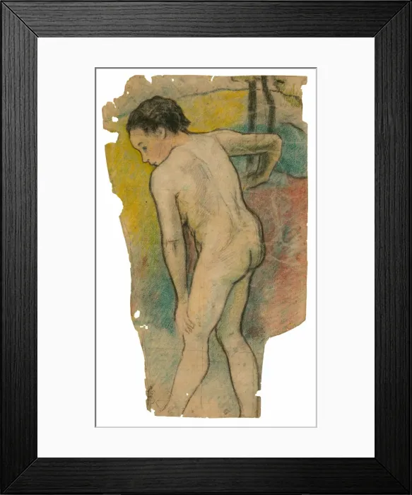 Framed Print : Breton Bather, 1886 / 87. Creator: Paul Gauguin Framed Print : Breton Bather, 1886 / 87. Creator: Paul Gauguin