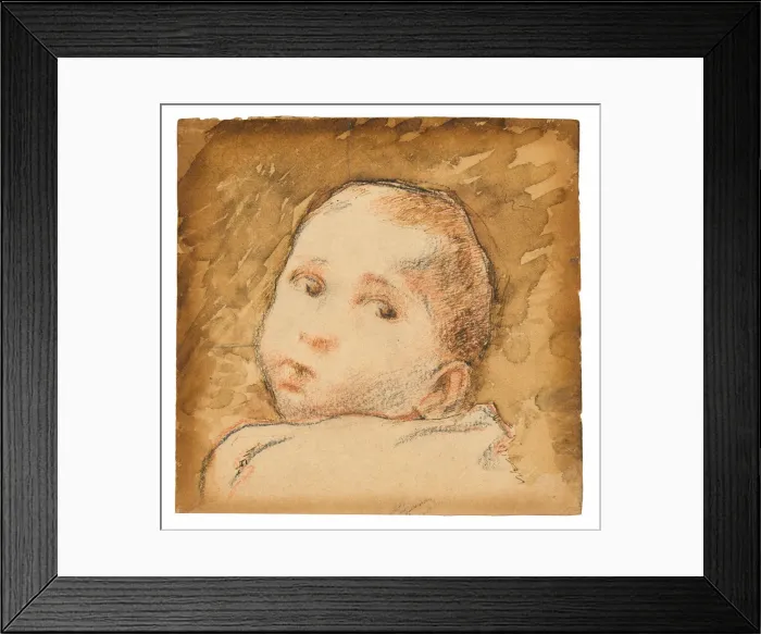 Framed Print : Jean ReneGauguin, 1881. Creator: Paul Gauguin Framed Print : Jean ReneGauguin, 1881. Creator: Paul Gauguin