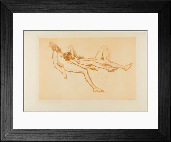 Framed Print : Two Nude Models, 1902. Creator: Theophile Alexandre Steinlen Framed Print : Two Nude Models, 1902. Creator: Theophile Alexandre Steinlen