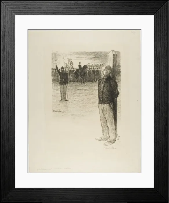 Framed Print : Civil Rehabilitation and Military Execution, December 1897 Framed Print : Civil Rehabilitation and Military Execution, December 1897