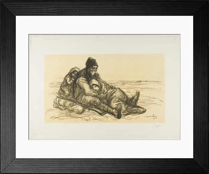 Framed Print : Serbian Cavalry, Second Episode, 1916. Creator: Theophile Alexandre Steinlen Framed Print : Serbian Cavalry, Second Episode, 1916. Creator: Theophile Alexandre Steinlen