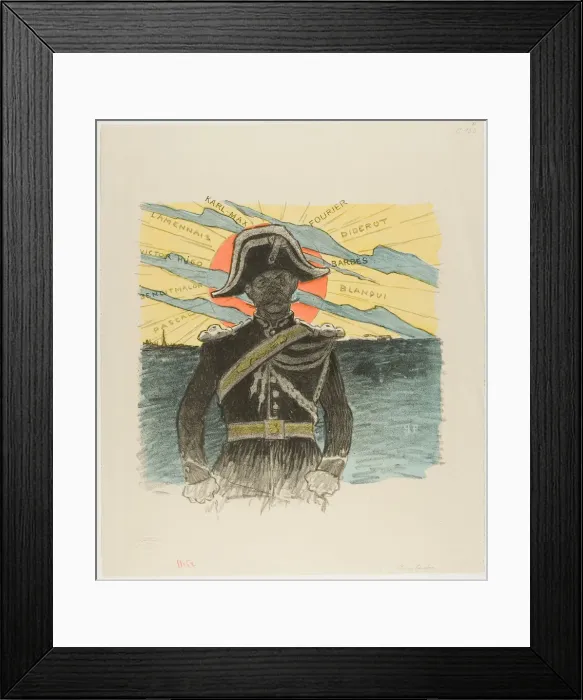 Framed Print : Poor Pandora!... January 1894. Creator: Theophile Alexandre Steinlen Framed Print : Poor Pandora!... January 1894. Creator: Theophile Alexandre Steinlen