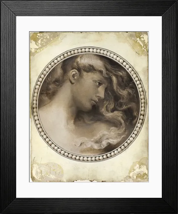 Framed Print : Lamia, 1885. Creator: Will H. Low Framed Print : Lamia, 1885. Creator: Will H. Low