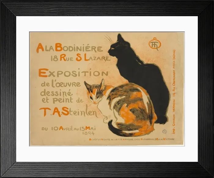 Framed Print : Ala Bodiniere, 1894. Creator: Theophile Alexandre Steinlen Framed Print : Ala Bodiniere, 1894. Creator: Theophile Alexandre Steinlen