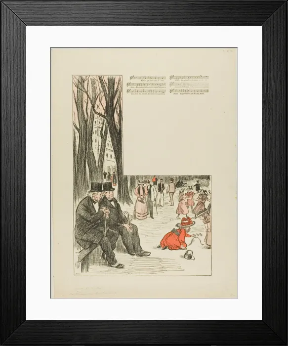 Framed Print : Song of the Poor Old Men, published November 3, 1893. Creator Framed Print : Song of the Poor Old Men, published November 3, 1893. Creator