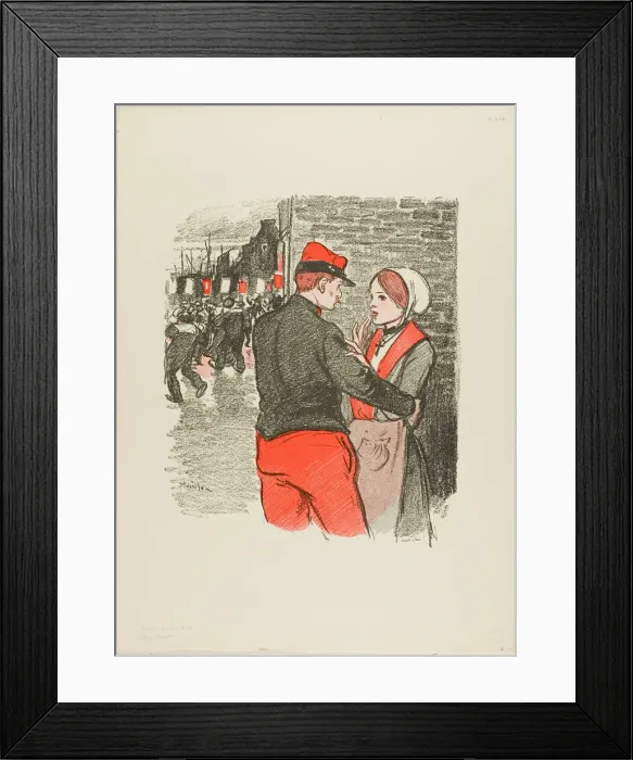 Framed Print : Good Taste, published September 15, 1895. Creator: Theophile Alexandre Steinlen Framed Print : Good Taste, published September 15, 1895. Creator: Theophile Alexandre Steinlen