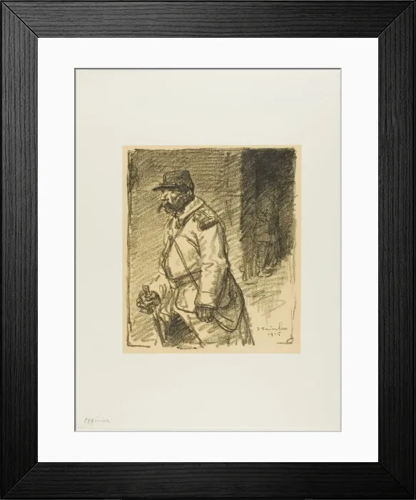 Framed Print : Errants... !, 1915. Creator: Theophile Alexandre Steinlen Framed Print : Errants... !, 1915. Creator: Theophile Alexandre Steinlen