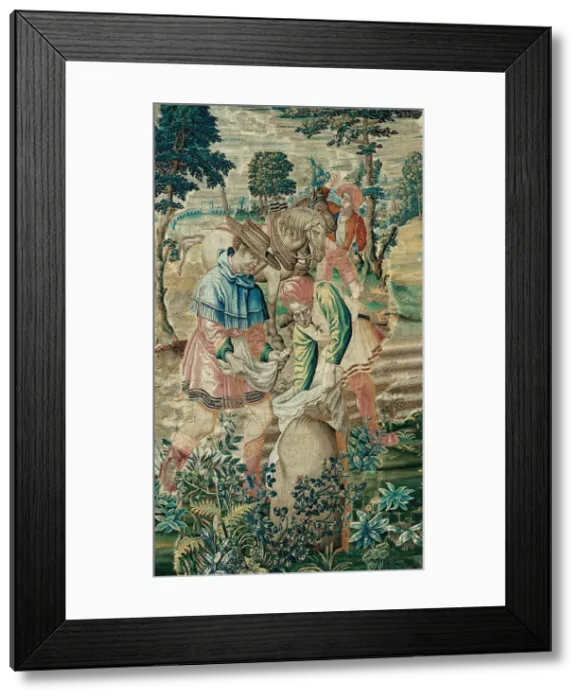 Framed Print : October from The Medallion Months, Flanders, 1525 / 50. Creator: Unknown Framed Print : October from The Medallion Months, Flanders, 1525 / 50. Creator: Unknown