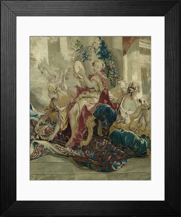 Framed Print : Psyches Entrance into Cupids Palace from the Story of Psyche, Beauvais, 1756 / 63 Framed Print : Psyches Entrance into Cupids Palace from the Story of Psyche, Beauvais, 1756 / 63