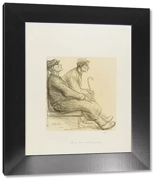 The Convalescents, plate two from Actualites, 1915, published May 1915