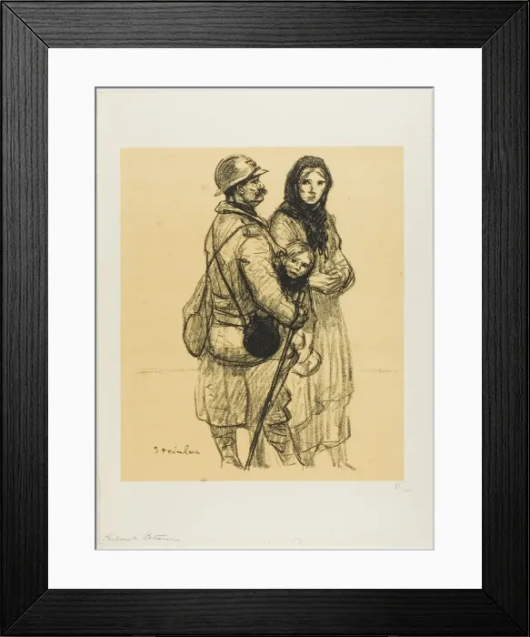 Framed Print : A Soldier for Petain, 1915 / 17. Creator: Theophile Alexandre Steinlen Framed Print : A Soldier for Petain, 1915 / 17. Creator: Theophile Alexandre Steinlen