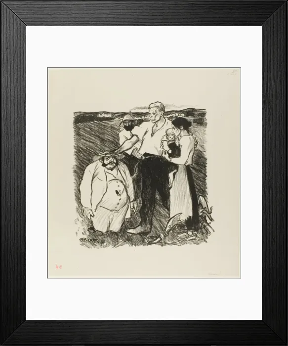 Framed Print : Tommorrow!, 1894. Creator: Theophile Alexandre Steinlen