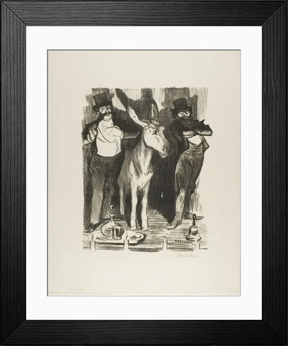 Framed Print : To the Electors, May 1898. Creator: Theophile Alexandre Steinlen Framed Print : To the Electors, May 1898. Creator: Theophile Alexandre Steinlen
