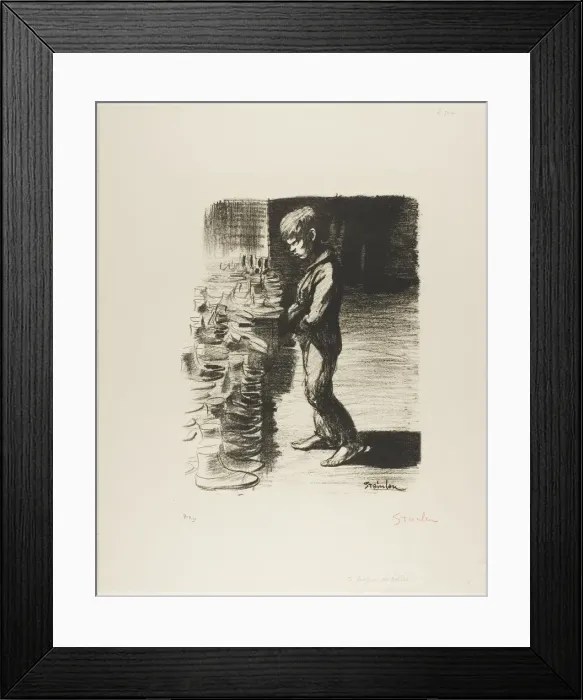 Framed Print : On the Subject of Boots, December 1897. Creator: Theophile Alexandre Steinlen Framed Print : On the Subject of Boots, December 1897. Creator: Theophile Alexandre Steinlen