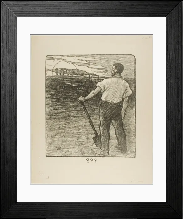 Framed Print : Happy New Year, December 1893. Creator: Theophile Alexandre Steinlen Framed Print : Happy New Year, December 1893. Creator: Theophile Alexandre Steinlen