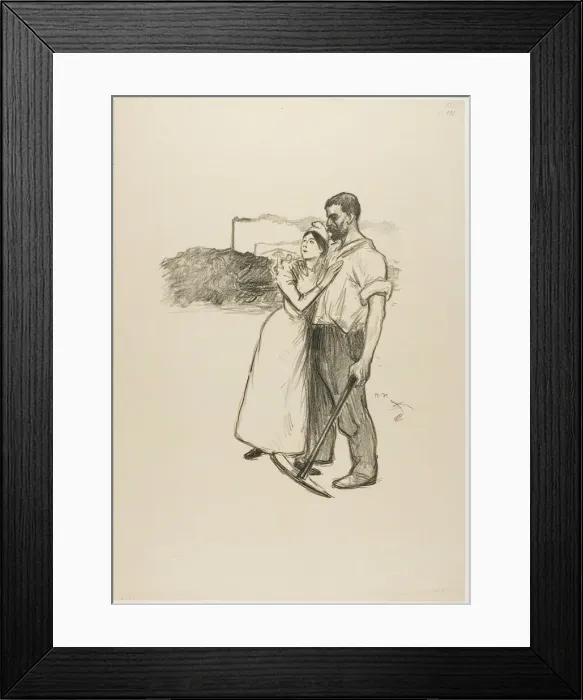Framed Print : Libertys Last Refuge, July 1894. Creator: Theophile Alexandre Steinlen