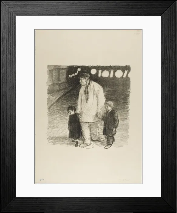 Framed Print : National Holiday, July 1894. Creator: Theophile Alexandre Steinlen Framed Print : National Holiday, July 1894. Creator: Theophile Alexandre Steinlen
