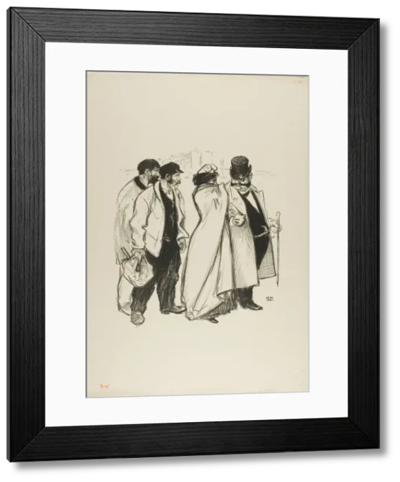 Framed Print : She Turned Out Badly!, June 1894. Creator: Theophile Alexandre Steinlen