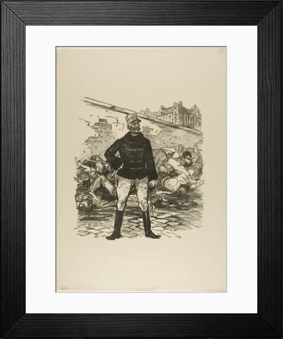 Framed Print : In All His Glory, June 1894. Creator: Theophile Alexandre Steinlen Framed Print : In All His Glory, June 1894. Creator: Theophile Alexandre Steinlen