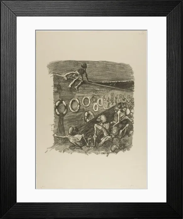 Framed Print : At the Wall of the Federationists, June 1894. Creator: Theophile Alexandre Steinlen Framed Print : At the Wall of the Federationists, June 1894. Creator: Theophile Alexandre Steinlen