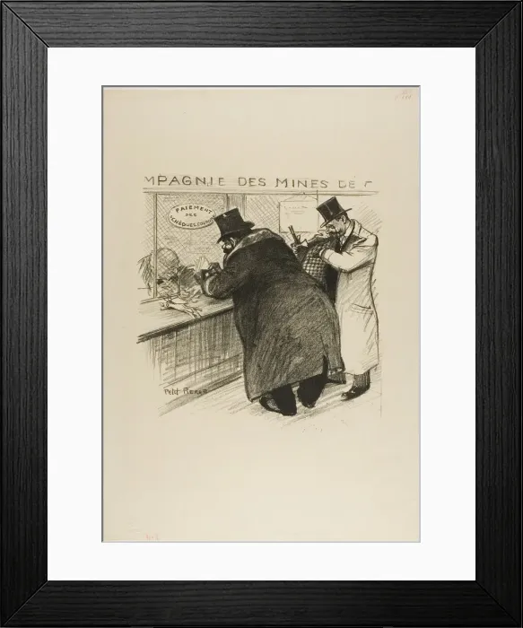 Framed Print : The Opportunist Majority, May 1894. Creator: Theophile Alexandre Steinlen Framed Print : The Opportunist Majority, May 1894. Creator: Theophile Alexandre Steinlen
