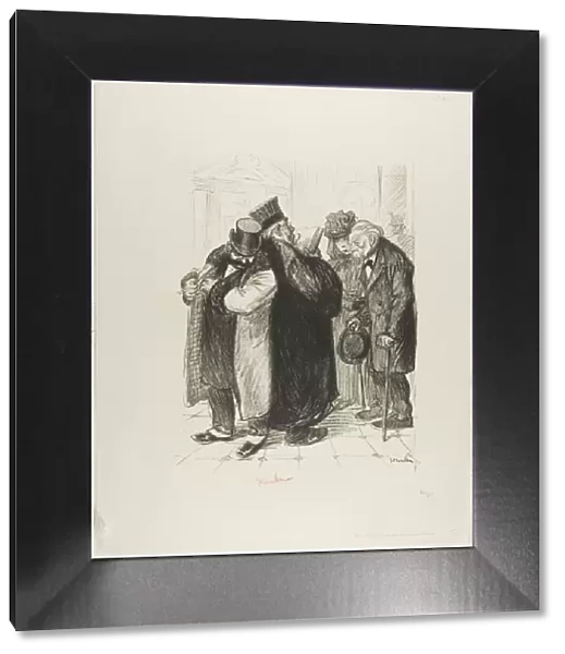 One Robs on the Side of the Law, December 1898. Creator: Theophile Alexandre Steinlen