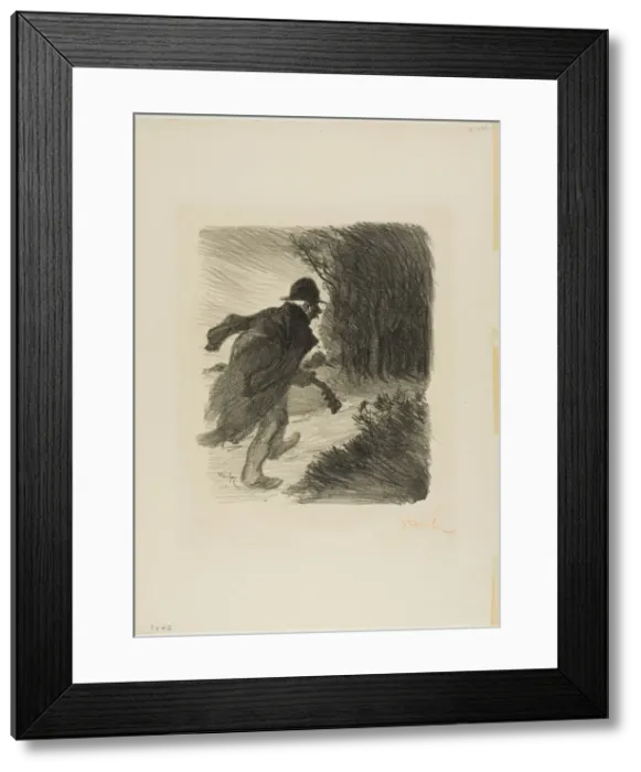 Framed Print : The Forest Singer, 1897. Creator: Theophile Alexandre Steinlen Framed Print : The Forest Singer, 1897. Creator: Theophile Alexandre Steinlen