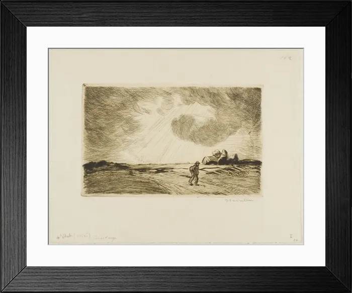 Framed Print : Stormy Weather, n. d. Creator: Theophile Alexandre Steinlen Framed Print : Stormy Weather, n. d. Creator: Theophile Alexandre Steinlen
