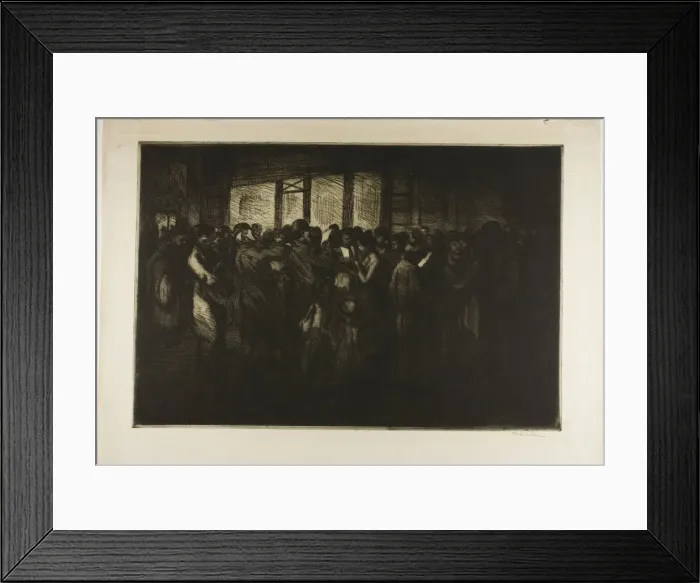 Framed Print : Street Singers, 1902. Creator: Theophile Alexandre Steinlen Framed Print : Street Singers, 1902. Creator: Theophile Alexandre Steinlen