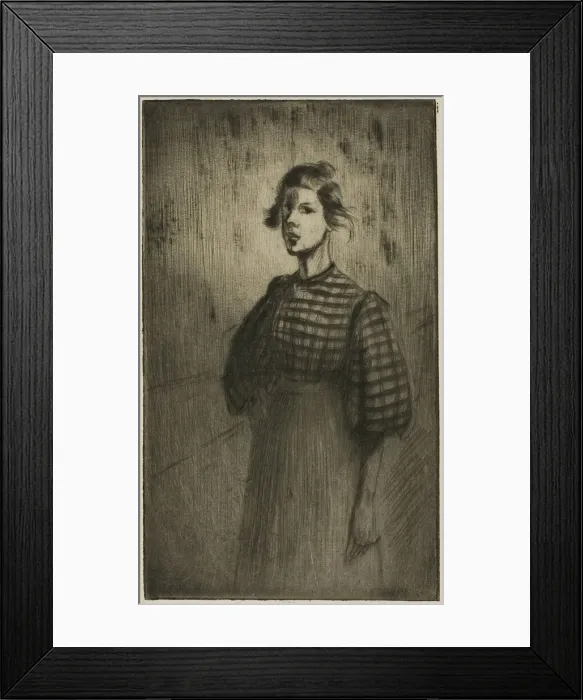 Framed Print : The Apprentice, 1898. Creator: Theophile Alexandre Steinlen Framed Print : The Apprentice, 1898. Creator: Theophile Alexandre Steinlen