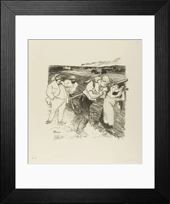 Framed Print : Today!, 1894. Creator: Theophile Alexandre Steinlen