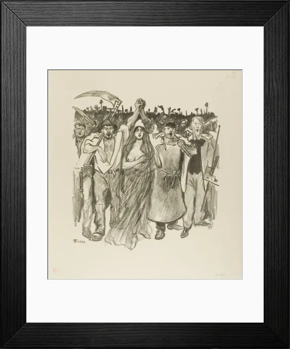 Framed Print : 43160, March 1894. Creator: Theophile Alexandre Steinlen Framed Print : 43160, March 1894. Creator: Theophile Alexandre Steinlen