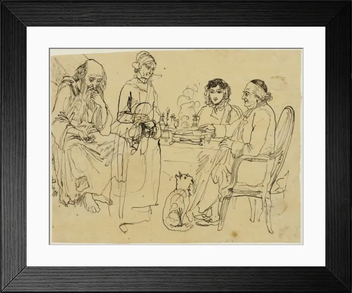 Framed Print : Alms to the Poor, n. d. Creator: Rodolphe Bresdin Framed Print : Alms to the Poor, n. d. Creator: Rodolphe Bresdin