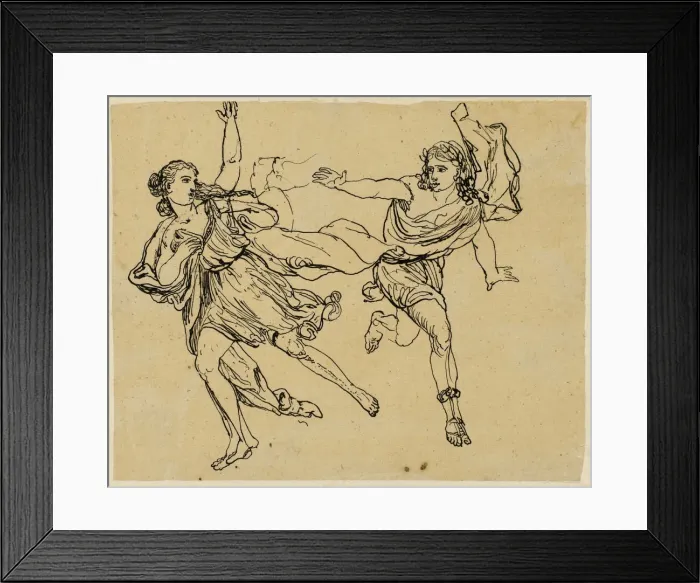 Framed Print : The Pursuit, n. d. Creator: Rodolphe Bresdin Framed Print : The Pursuit, n. d. Creator: Rodolphe Bresdin